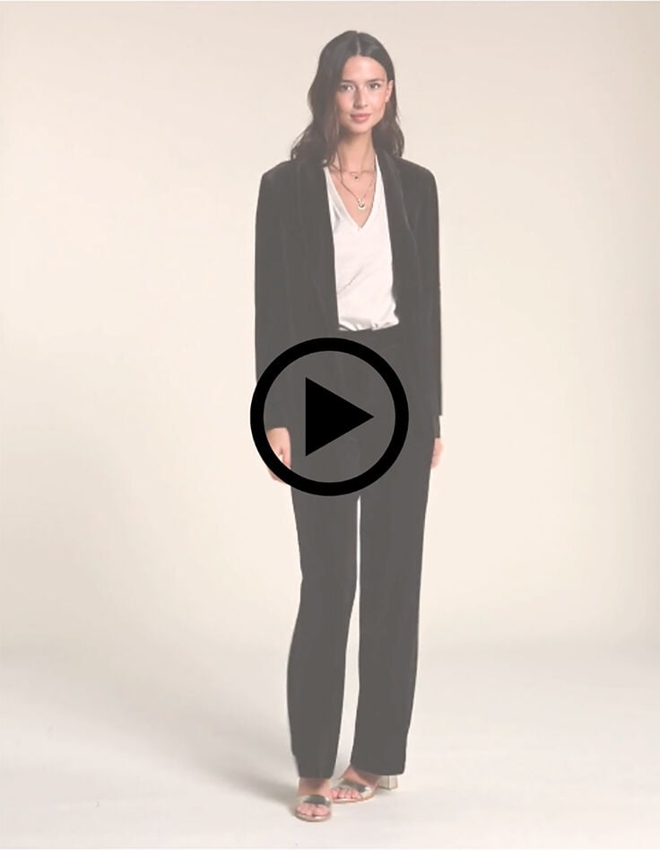I.Code brown velour suit jacket-8 I.Code brown velour suit jacket-8
