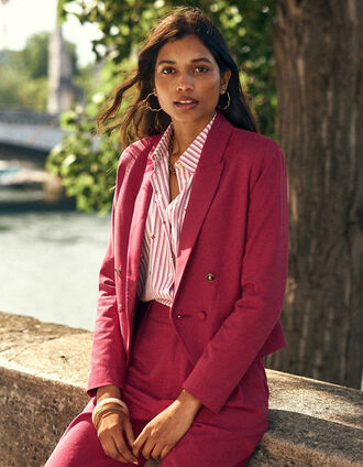 Americana corta rosa I.Code