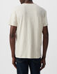 Wei&szlig;es Herren-T-Shirt L&lsquo;Essentiel mit Rundhalsausschnitt-2