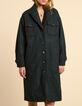 I.Code midnight green overcoat-3