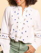 Camisa blanco roto bordados flores I.Code-1