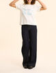 Kurzärmeliges weißes Maxi-T-Shirt mit Monogramm I.Code-4