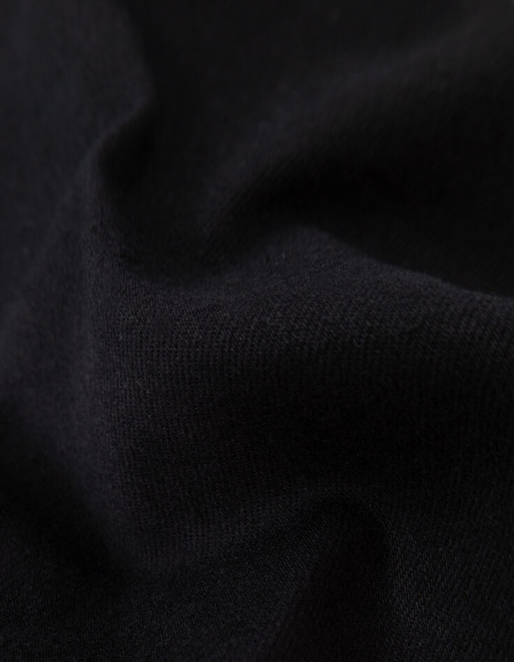 Schwarze Schlagjeans hoher Taille von Waterless f&uuml;r Damen-6
