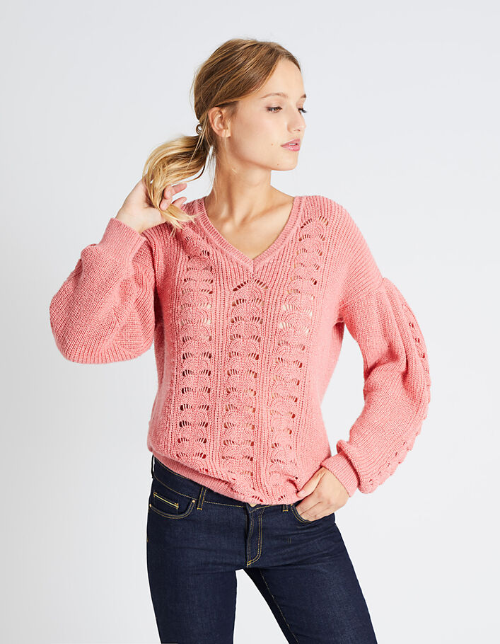 I.Code pink sweater - I.CODE