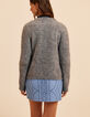 Cardigan gris tricot CHARLOTTE I.Code-3