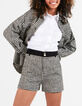Shorts negros lana pata de gallo I.Code-1