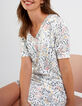 Vestido blanco roto estampado arty I.Code-2