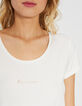 I.Code Divine off-white T-shirt-2