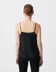Feines schwarzes Riemen-Top Damen Lingerie Spirit-3