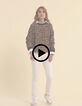 Leoparden-Sweatshirt mit Herz-Stickerei I.Code-2