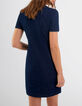 Robe en jean brut toute pressionnée I.Code -2