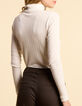 Schwarzes T-Shirt mit Kaminkragen I.Code-3