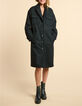 I.Code midnight green overcoat-2