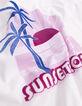 Tee-shirt manches courtes blanc coucher de soleil I.Code-7