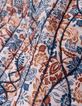 I.Code blue/flowers quilted reversible bomber jacket-10