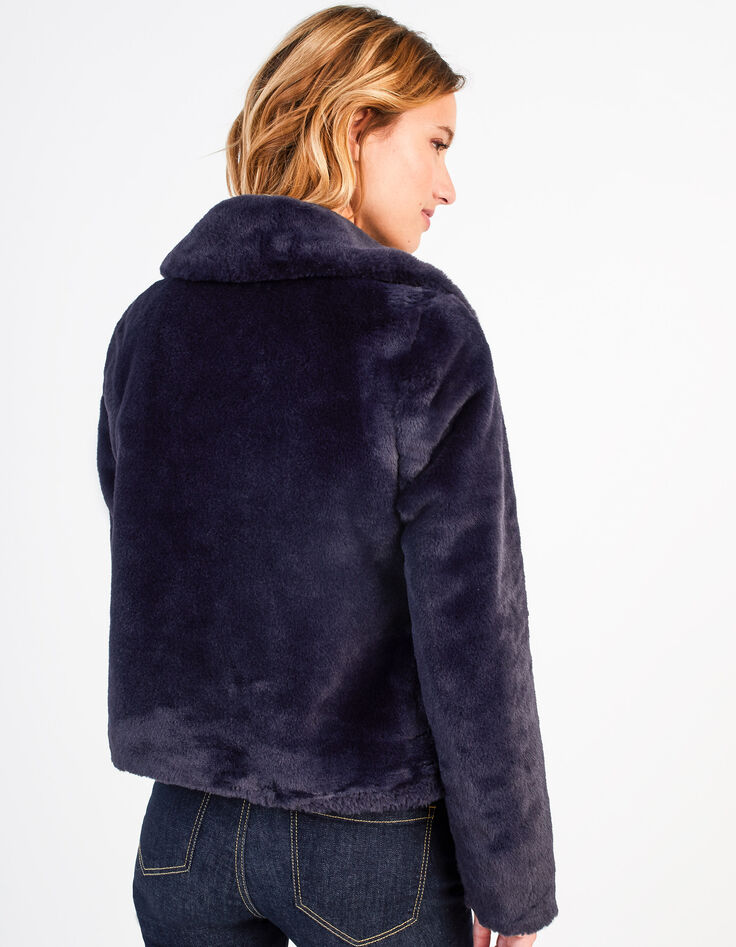 Manteau court night blue I.Code-6 Manteau court night blue I.Code-6