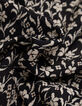 Zwarte blouse orchideeënprint I.Code-9