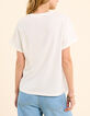 Camiseta blanca floral gr&aacute;fico I.Code x THE FEEBLES-3