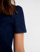 Robe en jean brut toute pressionnée I.Code -4