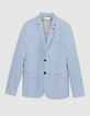 Hellblaue Faux-Uni-Anzugjacke TRAVEL SUIT Herren-7