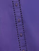 Blouse violette d&eacute;tails ajour&eacute;s Femme-4