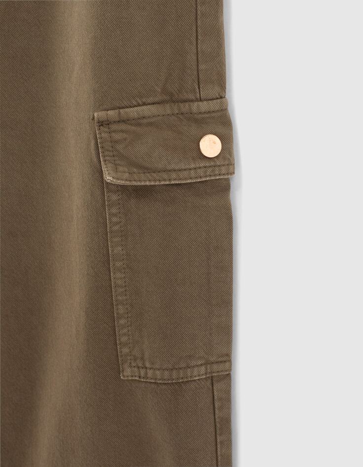 Pantalon battle kaki à bas élastiqués I.Code-3