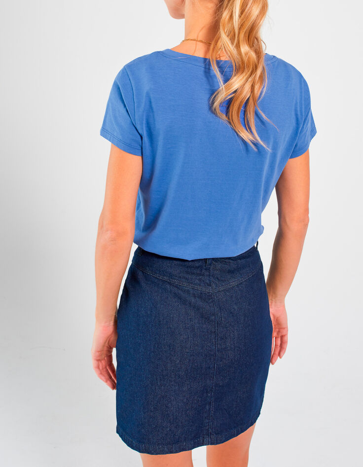 I.Code cobalt T-shirt with image of Women-3 I.Code cobalt T-shirt with image of Women-3