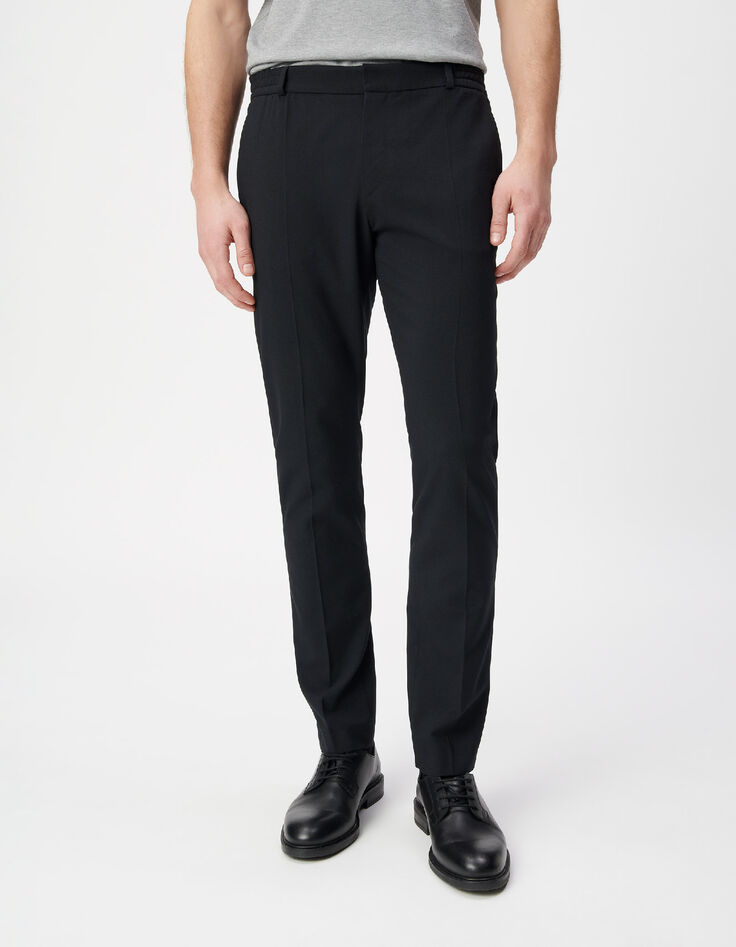 Herren slim navy elastischer Bund Jogpants-2