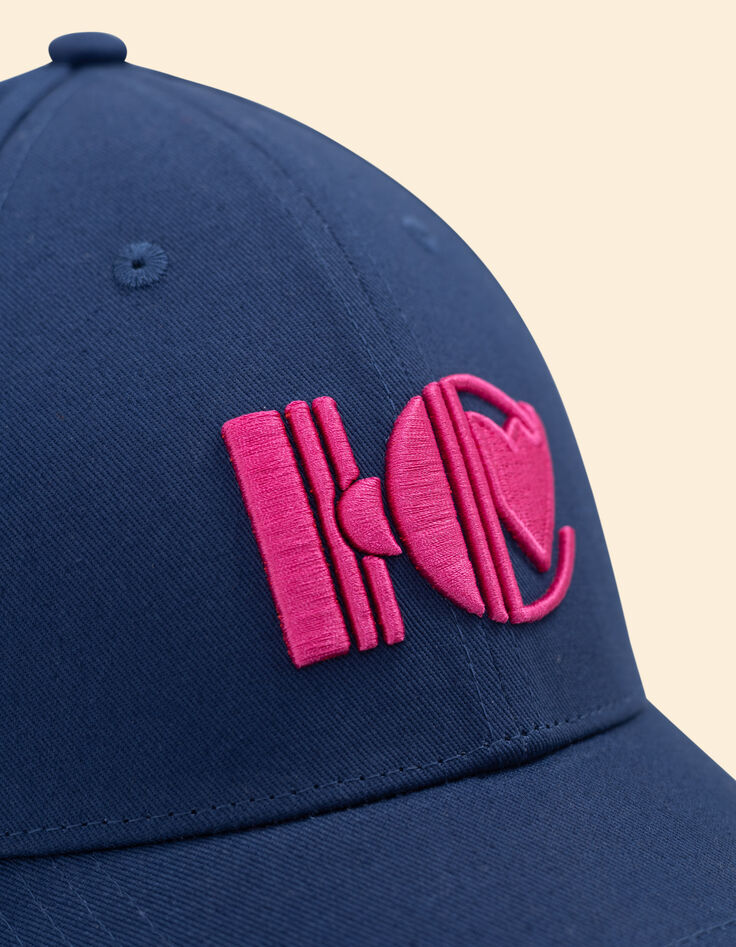 Casquette bleue monogramme IC brodé I.Code-4