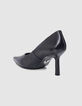 Damen Pumps aus schwarzem Lackleder-3