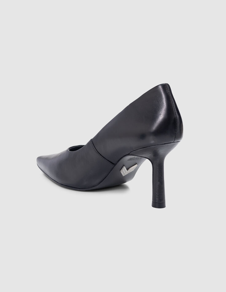 Damen Pumps aus schwarzem Lackleder-3