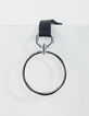 Marine leren riem met grote ring I.Code-2