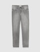 Graue POWER STRETCH Ziggy Herren R&ouml;hrenjeans-6