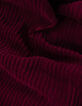 I.Code burgundy corduroy zipped dress-8