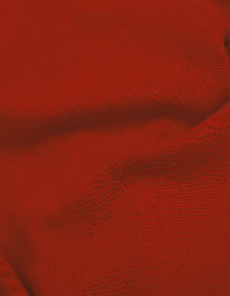 Rood T-shirt Pointelletricot sierknopen I.Code-6