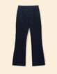 Marineblaue Velourshose Denim-Effekt I.Code-5