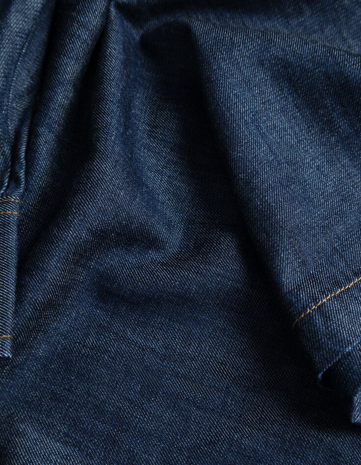 Oversize-Damenbluse aus Lyocell&reg; ungebleichtes Blau-6