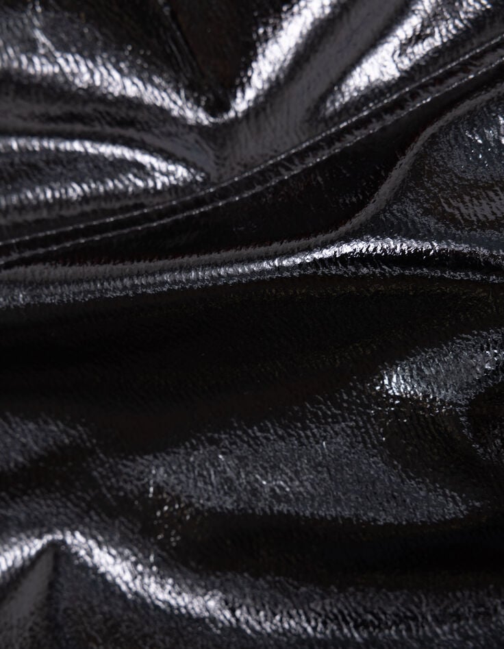 I.Code black vinyl short skirt-8 I.Code black vinyl short skirt-8