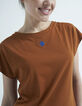 Camiseta caramelo bordado encaje espalda I.Code-2