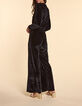 Combinaison noire panne de velours I.Code-3