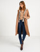 Chemise caramel imprimé maxi typo I.Code-5
