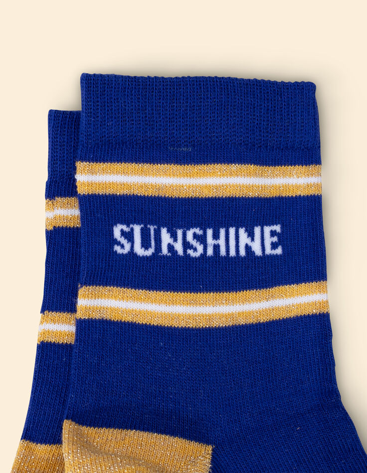 Calcetines blancos, azules y parma I.Code-3