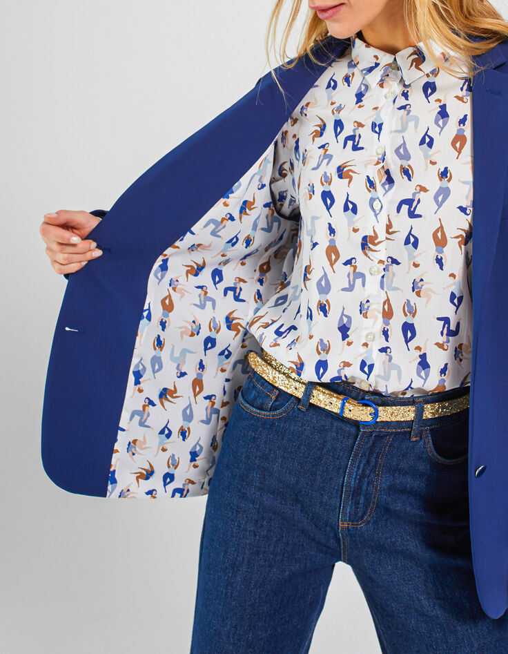 Veste de costume indigo I.Code-3 Veste de costume indigo I.Code-3