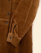 I.Code camel corduroy jumpsuit-3