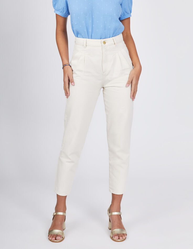 Cremewei&szlig;e Slouchy-Jeans I.Code-2