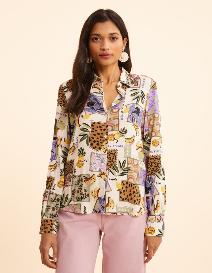 Banana Patchwork-Hemd I.Code-4