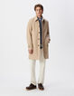 Trenchcoat beige bi-material f&uuml;r Herren-1