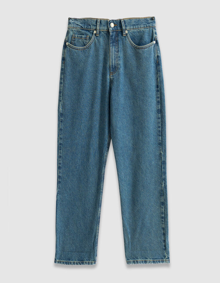 Blaue verk&uuml;rzte Boyfriend-Jeans Charlotte Damen-7