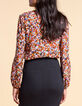 Blusa camel estampado tachista multicolor I.Code-2