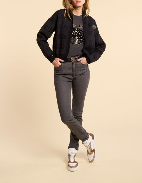 I.Code charcoal slim jeans